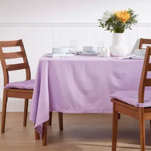 Homescapes Mauve Tablecloth 137 x 228 cm