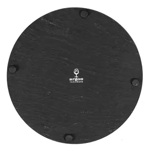 Argon Tableware - Linea Round Slate Placemats - 30cm - Pack of 6