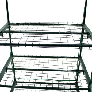 Oypla Growhouse 4-Tier Garden Greenhouse Ideal For Propagating Seeds And Bringing-on Plants - 130x50x45cm