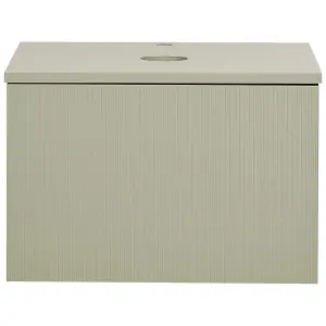 Bathroom Wall Mounted Cabinet with Basin 60 x 52 cm Green ALZIRA/UTIEL