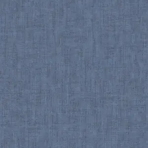 Galerie Structura Blue Plain Textured Wallpaper