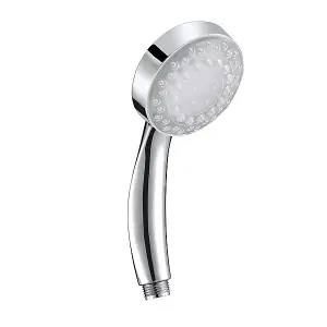 Shower Head RAINBOW With LED Lights Silver