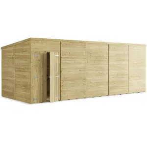 BillyOh Switch Tongue and Groove Pent Wooden Shed - 20x8 Windowless - 11mm Thickness