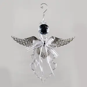 Acrylic Angel with Wing Hanging Figurine Ornament