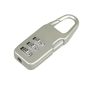 3 Digit Combination Padlock Zinc Alloy 20g Shackle Diameter 3.5mm