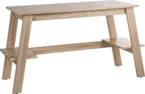 Baylor Trestle Desk Sonoma Oak Effect