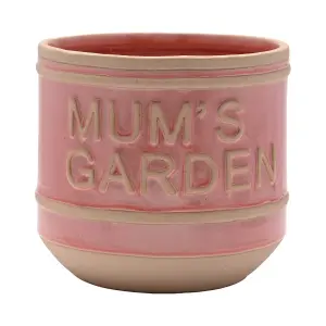 Country Living Set of 2 Ceramic Planters Mum's Garden & Plant Lady