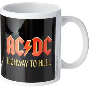 AC/DC Highway To Hell Mug White/Black/Red (One Size)