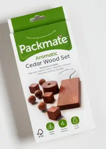 Packmate - 28pc Aromatic Cedar Wood Assortment Set