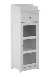 Maison by Premier Portland Glass Door Floor Standing Cabinet