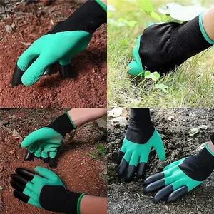 Green Garden planting digging Protective Gloves