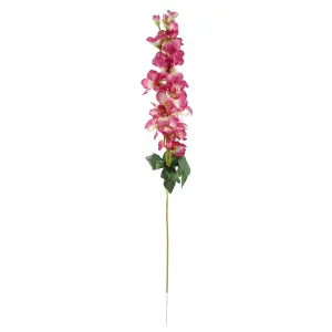 Pack of 6 x 75cm Delphinium Dark Pink Artificial Stem