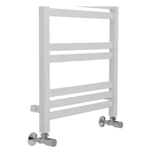 Right Radiators 1200x500 mm Square Ladder Heated Towel Rail Warmer Radiator Rad White