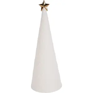 Laura Ashley White Ceramic Christmas Tree