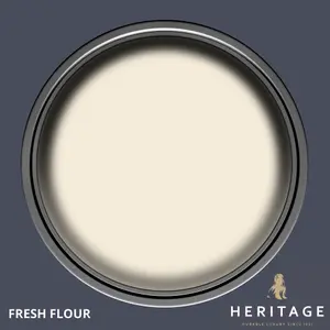 Dulux Trade Heritage Fresh Flour Eggshell Wall paint, 750ml