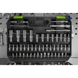 Sealey 1/4" 1/2" Square Drive WallDrive Metric Socket Set 94 Pieces S01210