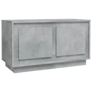 Berkfield TV Cabinet Concrete Grey 80x35x45 cm Engineered Wood