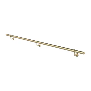 Brass Stair Handrail Kit - 2.4m X 40mm