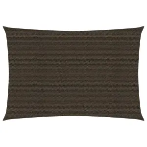 Berkfield Sunshade Sail 160 g/m2 Brown 2x4 m HDPE