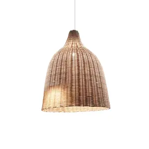 Luminosa Haunt Decorative Dome Pendants Wood, E27