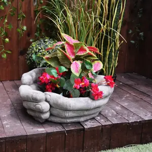 Large Hand shaped planter / Flowerpot