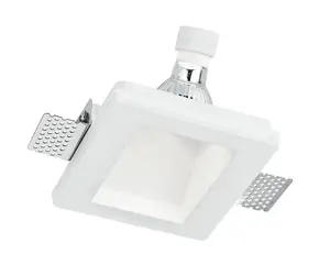 Luminosa GHOST Recessed Downlight White 12x12x5.5cm