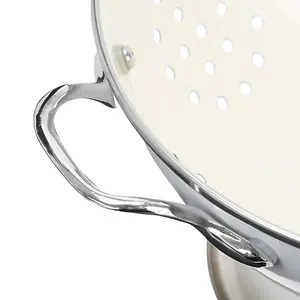 Maison by Premier Cream Enamel Colander