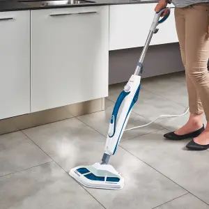 Polti Vaporetto SV460 Double 2-in-1 Steam Mop with Handheld Steam Cleaner, 17 Accessories