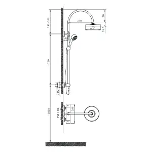 Haven Chrome Thermostatic Shower Pack