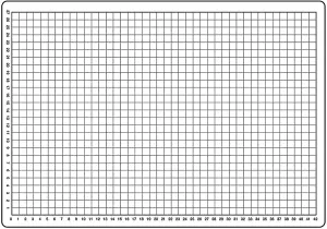 A3 450mm x 300mm Cutting Mat Non-Slip Self Healing Printed Grid Lines Matt Pad