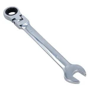 5/8" AF SAE Imperial Flexible Flexi Head Ratchet Spanner Combination Wrench