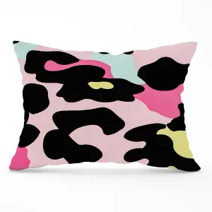 Colourful Leopard Print Cushions 33cm x 48cm