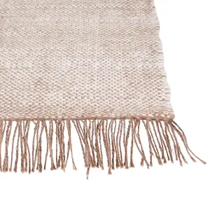 Jute Area Rug 160 x 230 cm Brown SAMLAR