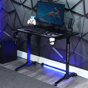 X Rocker Panther Esports Gaming Desk, Black