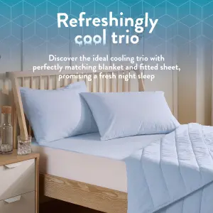 Slumberdown Cool Touch PCM Pillowcase, 2 Pack