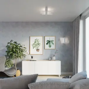 Feniks Wood White 1 Light Classic Wall Light