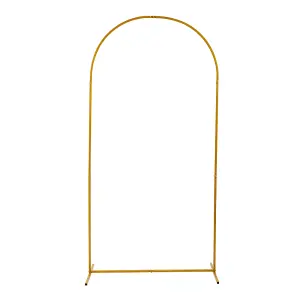 3pcs 180/200/220cm Height Gold Metal Arch Wedding Backdrop Stand Prop Decor