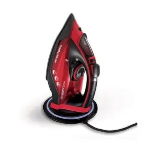 Morphy Richards 303250 easyCHARGE, Cord-Free Steam Iron, 2400 W - Red/Black