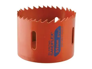 Bahco 3830-59-C 3830-59-C Bi-Metal Variable Pitch Holesaw 59mm BAH383059C