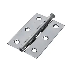 Timco - Butt Hinge - Loose Pin (1840) - Polished Chrome (Size 75 x 50 - 2 Pieces)