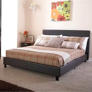 Morgana Upholstered Bed Frame Black / Small Double (4')