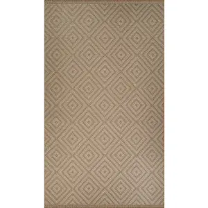 CHARDY Machine Washable Jute Boho Area Rug 79 x 152 cm