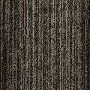 Loop Pile Heavy Duty Carpet Tiles(50X50cm)Flooring Brown. Polypropylene Material Contract, Office, Shop, Home. 20 tiles (5SQM)