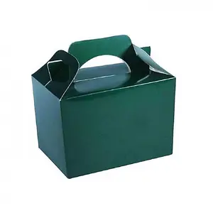 Playwrite Plain Treat Box (Pack of 20) Forest Green (One Size)