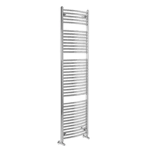 Right Radiators 1800x500 mm Bathroom Curved Heated Towel Rail Radiator Warmer Ladder Chrome