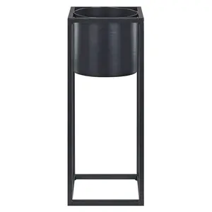 Elevated Plant Pot IDRA Metal Black