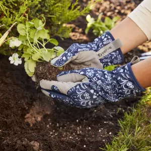 Verve Polyester Midnight Navy Gardening gloves Large, Pair