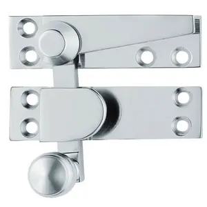 Quadrant Arm Sash Window Fastener 70 x 20mm 35mm Projection Satin Chrome