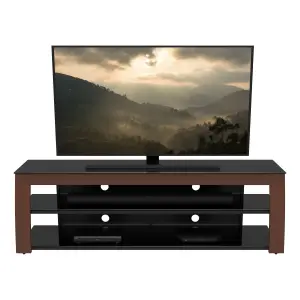 AVF Kivu 1.8m TV Stand, for TVs up to 90" - Walnut