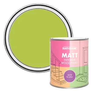 Rust-Oleum Key Lime Matt Interior Wood Paint  750ml